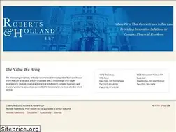 Sites similar to robertsandholland.com