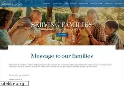 Sites similar to robertsandsonsfuneral.com