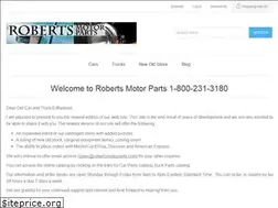 Sites similar to robertsmotorparts.com