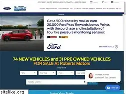 Sites similar to robertsmotors.com