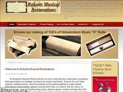 Sites similar to robertsmusicalrestorations.com