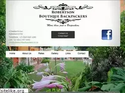 Sites similar to robertsonbackpackers.co.za