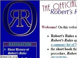 Sites similar to robertsrules.com