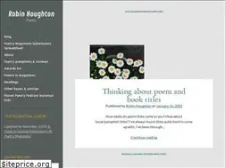 Sites similar to robinhoughtonpoetry.co.uk