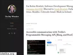 Sites similar to robinhowlett.com