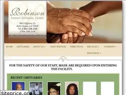 Sites similar to robinsonfamilyfuneralhome.com