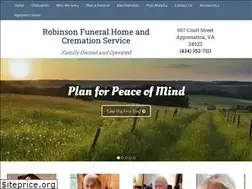 Sites similar to robinsonfuneral.com