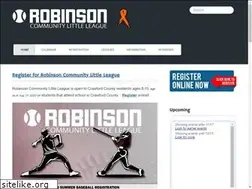 Sites similar to robinsonlittleleague.com