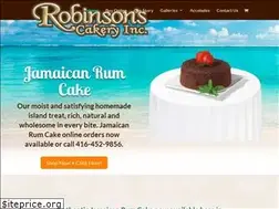 Sites similar to robinsonscakery.com