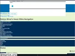 Sites similar to roblox-miners-haven.wikia.com