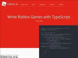 Sites similar to roblox-ts.com