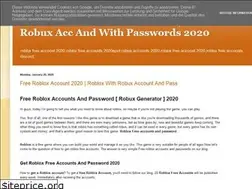 Sites similar to robloxfreeaccount.blogspot.com