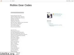 Sites similar to robloxgearcodes.blogspot.com