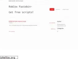 Sites similar to robloxpastebin.weebly.com