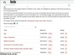 Sites similar to robloxsong.com