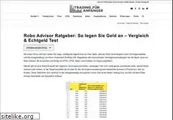 Sites similar to robo-advisor.de