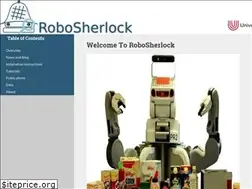 Sites similar to robosherlock.org