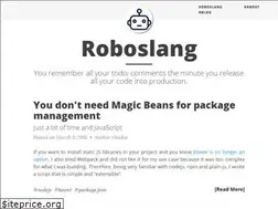 Sites similar to roboslang.blog