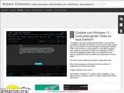 Sites similar to robsoneletronico.blogspot.com