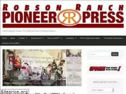 Sites similar to robsonranchpioneerpress.com