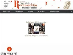 Sites similar to rocamadourfestival.com