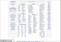 Sites similar to rochester.craigslist.org