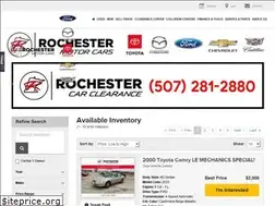 Sites similar to rochestercarclearance.com