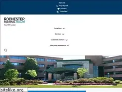 Sites similar to rochesterregionalhealth.org