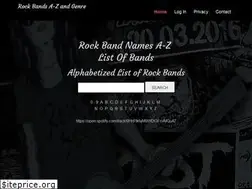 Sites similar to rock-bands.com