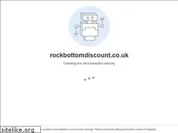 Sites similar to rockbottomdiscount.co.uk