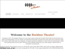 Sites similar to rockboxtheater.com