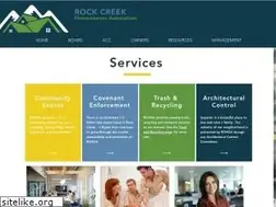 Sites similar to rockcreekhoa.com