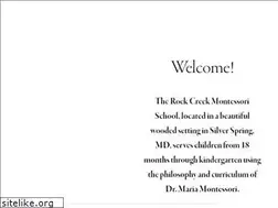 Sites similar to rockcreekmontessori.com