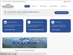 Sites similar to rockcreekneurosurgery.com