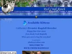 Sites similar to rockcreekranchragdolls.com