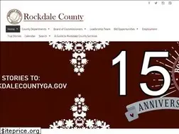 Sites similar to rockdalecountyga.gov