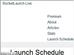 Sites similar to rocketlaunch.live
