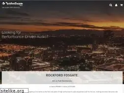 Sites similar to rockfordfosgate.in