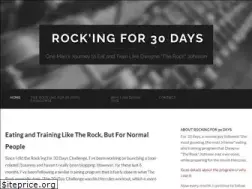 Sites similar to rockingfor30days.com