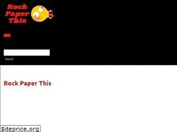 Sites similar to rockpaperthis.com