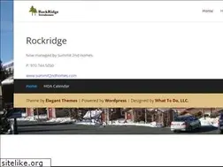 Sites similar to rockridge1hoa.com