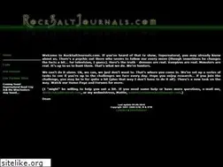 Sites similar to rocksaltjournals.com