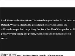 Sites similar to rockventures.com