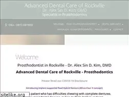 Sites similar to rockvilleprosthodontist.com