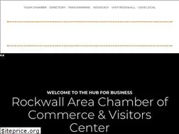 Sites similar to rockwallchamber.org