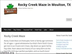 Sites similar to rockycreekmaze.com