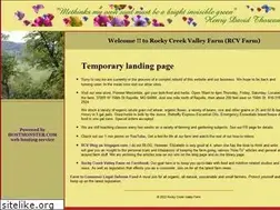 Sites similar to rockycreekvalley.com