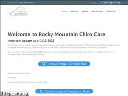 Sites similar to rockymountainchirocare.com