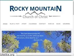 Sites similar to rockymountainchurchofchrist.com