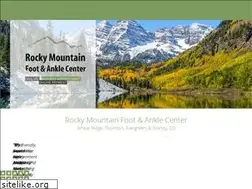 Sites similar to rockymountainfootandanklecenter.com